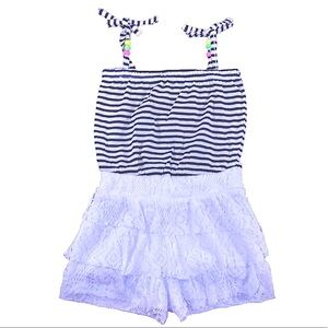 Hello Gorgeous Toddler Girls Clothes 3t Romper Lace Shorts